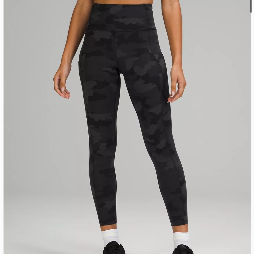 Lululemon Fast and Free Camo Leggings
